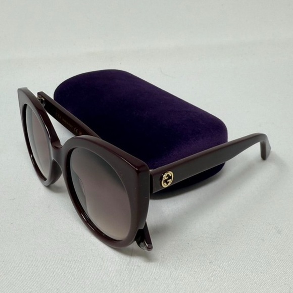 Gucci Burgundy glasses - Picture 2 of 4